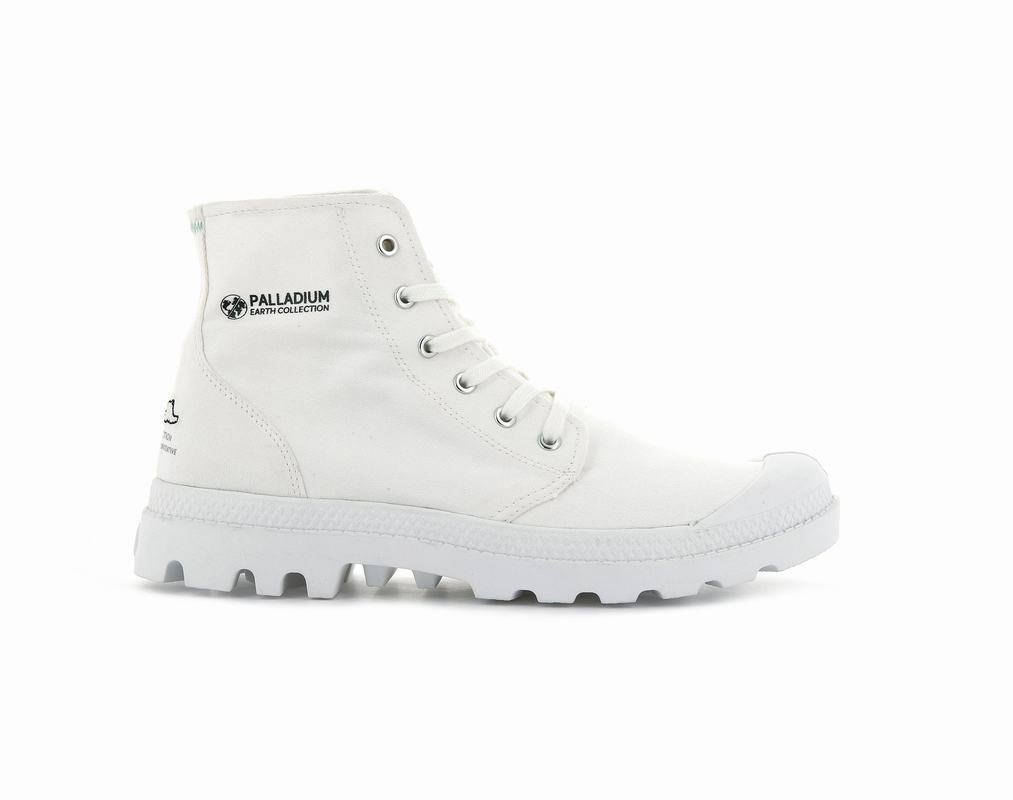 Palladium Pampa Hi Organic Ii Men's Boots White (ANTL19736)